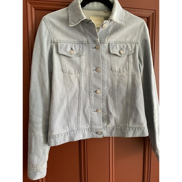 Helmut Lang Jackets & Blazers - Helmut Lang Vintage 90s Archive Denim Jacket Light Wash Made in Italy Size 38